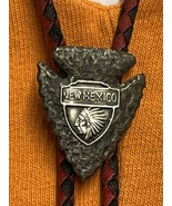 Western Bolo Bola Neck Tie Cowboy Style w/ Arrow New Mexico Slide - €19,93 EUR