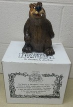 Vtg Beasties Of The Kingdom Boswell Bear  Figurine John Raya Clay Figurine 1988 - £21.44 GBP