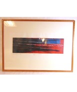 Rare 1972 Limited Edition Listed Artist Tom Holland Modern Abstract Litho - $990.00