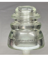 Vtg Hemingray No 45 Clear Glass Telephone Electric Line Insulator Made I... - $6.50