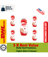 5 X AGNESIA Foot Powder 100g | Medicated Foot Care | Free Express Shipping - $84.99