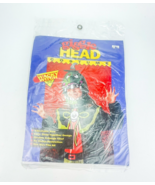 Vtg 90s Giggle Head Wacky Witch Vinyl Youth Kids One Size Head Gear Vest... - $33.01 CAD