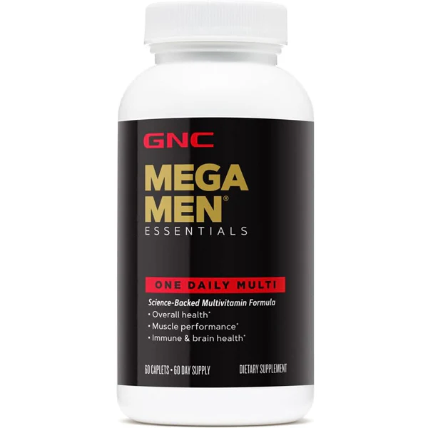 GNC Mega Men Essential One Daily Multi Caplets 60 Caplets - $20.56 CAD