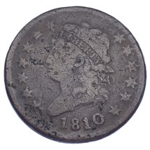 1810/9 1C Classique Tête Cents ( About Bon, Ag État) - $327.45