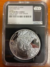 2016 Nieu S$2 Star Wars Classic Yoda Graded by NGC as PF70 Ultra Cameo - £155.33 GBP