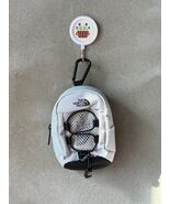 The North Face Mini Superpack Pouch Keyring Bag Accessory Ice Gray NWT NN2PR07L - $46.66