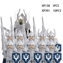 XP391 Medieval Elf Rohan soldiers Guard Army lotr Figures Mini Bricks Do... - $23.99