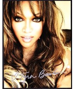 Tyra Banks - Signed Color Photo Autograph Reprint - $299.35 MXN