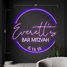 Everett&#39;s Bar Mitzvah | LED Neon Sign - £380.59 GBP