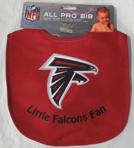 NFL Little Atlanta Falcons Fan Baby Infant ALL PRO BIB Red by WinCraft - £11.06 GBP