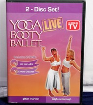 Yoga Booty Ballet Live 2 DVD set: Hip Hop Abs &amp; Cardio Cabaret  - £5.19 GBP