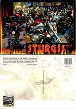South Dakota Sturgis Motorcycle Rally Week Harley Davidson Vintage Postcard - £7.63 GBP