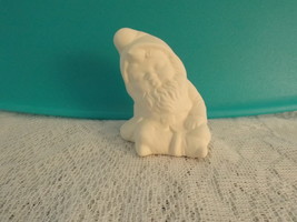 D1 - Small Sleeping Gnome Ceramic Bisque Ready to Paint, Unpainted, You Paint  - £2.84 GBP