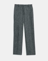 NWT THEORY high-waisted 12 navy Herring Melange career dress pants slack... - £103.90 GBP