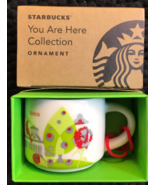 Starbucks 2015 Ohio You Are Here Collection Mini Mug Ornament NEW IN BOX - £20.36 GBP
