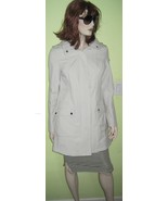 WOMEN&#39;S Ladies CALVIN KLEIN White Long Jacket Coat S/P  - £35.98 GBP