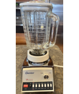 Vintage 1970s Osterizer 14-Speed Blender Chrome Base Glass Jar Tested Wo... - $89.09