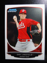 2013 Bowman Chrome #BCP124 Dan Langfield Cincinnati Reds Baseball Card - £0.78 GBP