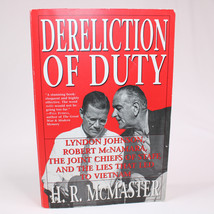 SIGNED Dereliction Of Duty By H.R. McMaster Trade Paperback Book Vintage Copy - $26.91