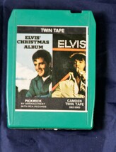 ELVIS PRESLEY 8 TRACK YOU&#39;LL NEVER WALK ALONE &amp; CHRISTMAS ALBUM TWIN TAPE  - $14.05