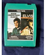 ELVIS PRESLEY 8 TRACK YOU&#39;LL NEVER WALK ALONE &amp; CHRISTMAS ALBUM TWIN TAPE  - £11.13 GBP