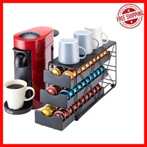 Stylish Multi-Tier Nespresso Pod Storage - Organize 60 Pods Effectively - $73.49 CAD