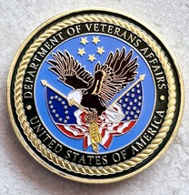 United States Department of Veterans Affairs Challenge Coin 40mm. Fast S... - $13.99
