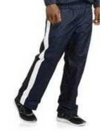 Mens Pants Track Climate Concepts Blue &amp; White Side Striped Jogging-size L - £14.80 GBP