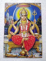 Mata Santoshi Hindu Goddes Religious Original Post Card Postcard Hinduism - $149.03 MXN
