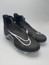 Nike Alpha Menace Elite 3 Men Football Cleats Black Iron Grey CT6648-001 Size 11 - £113.54 GBP
