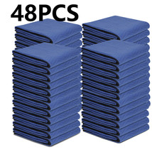 48 Pack Moving Blankets 80" X 72" Pro Economy Blue Shipping Furniture Pads - £253.37 GBP