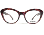 Public Eyeworks Gafas Monturas LEXINGTON-C03 Grande Violeta Carey 49-19-... - $51.05