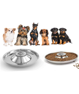 Slow Feeder Dog Bowls, Stainless Steel 2 Dog Bowl, Dog Dish Puppy Bowls ... - £25.37 GBP