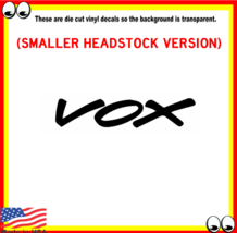 Vox Guitar Headstock Vinyl Cut Decal Sticker Logo For Guitar Restoration - £7.90 GBP+