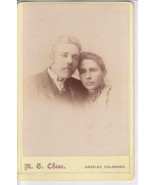 Antique Photograph-Man Woman Couple Picture-6.5x4&quot;-Sepia-Faded-Vtg Photo... - $24.30