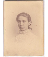 Antique Photograph-Girl/Woman Portrait Picture-6.5x4&quot;-Black/White-Vtg Ph... - $24.30