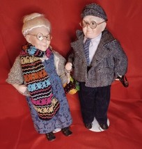 Cathay Collection Old Man And Old Woman With Stands And Boxes - $140.25