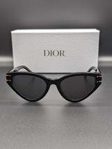 Brand New Dior DSGTS6FXR Sunglasses in Black &amp; Gold with Gray Lenses - £296.03 GBP