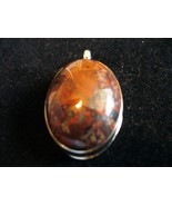 Hand crafted Red Jasper Cabachon Pendant  - £22.31 GBP