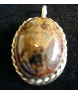 Picture Jasper Sterling Silver Pendant - £22.31 GBP