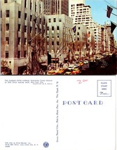 New York(NY) NYC Fifth Avenue Rockefeller Center District 50th St. VTG Postcard - $9.40
