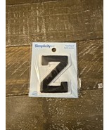 Simplicity Iron On Patch Black Letter Z - €10,03 EUR