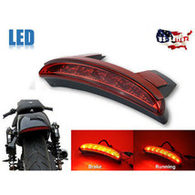 Harley Davidson Sportster 883 Rear Red LED Tail Running Brake Light Lamp Lens - £35.16 GBP