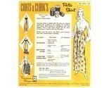 Coats Clark's leaflet 1964 patio skirt vintage sewing mod retro - $14.00