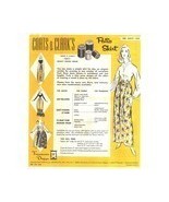 Coats Clark's leaflet 1964 patio skirt vintage sewing mod retro - $14.00