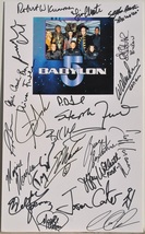 Babylon 5 Cast Signed Poster x25 - Bruce Boxleitner, Claudia Christian ++ 11&quot;x 1 - £1,692.94 GBP