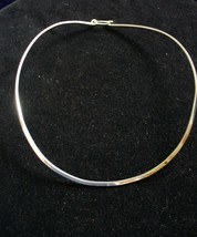 Sterling Silver Shaped Cuff Necklace - £15.98 GBP