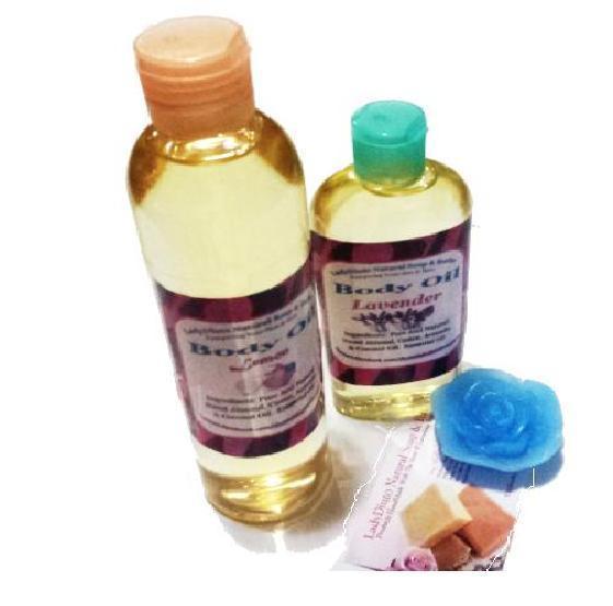 All Natural Scented Body Oil With Essential Oil ,Vitamin E- 4 oz (choose) - $5.50