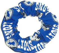 Detroit Lions Hair Scrunchie Scrunchies by Sherry Tie Blue NFL Ponytail Holder  - £5.25 GBP