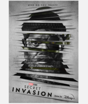 Marvel Secret Invasion Teaser Poster 27x40 DS Original Disney+ Nick Fury Jackson - £14.36 GBP